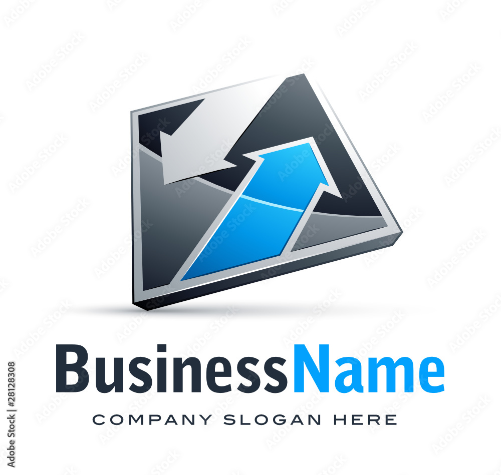 Naklejka premium logo flèches