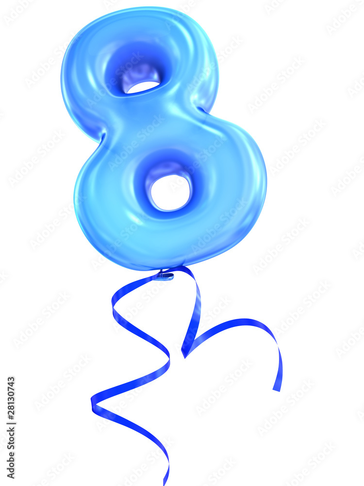 Obraz premium Balloon font