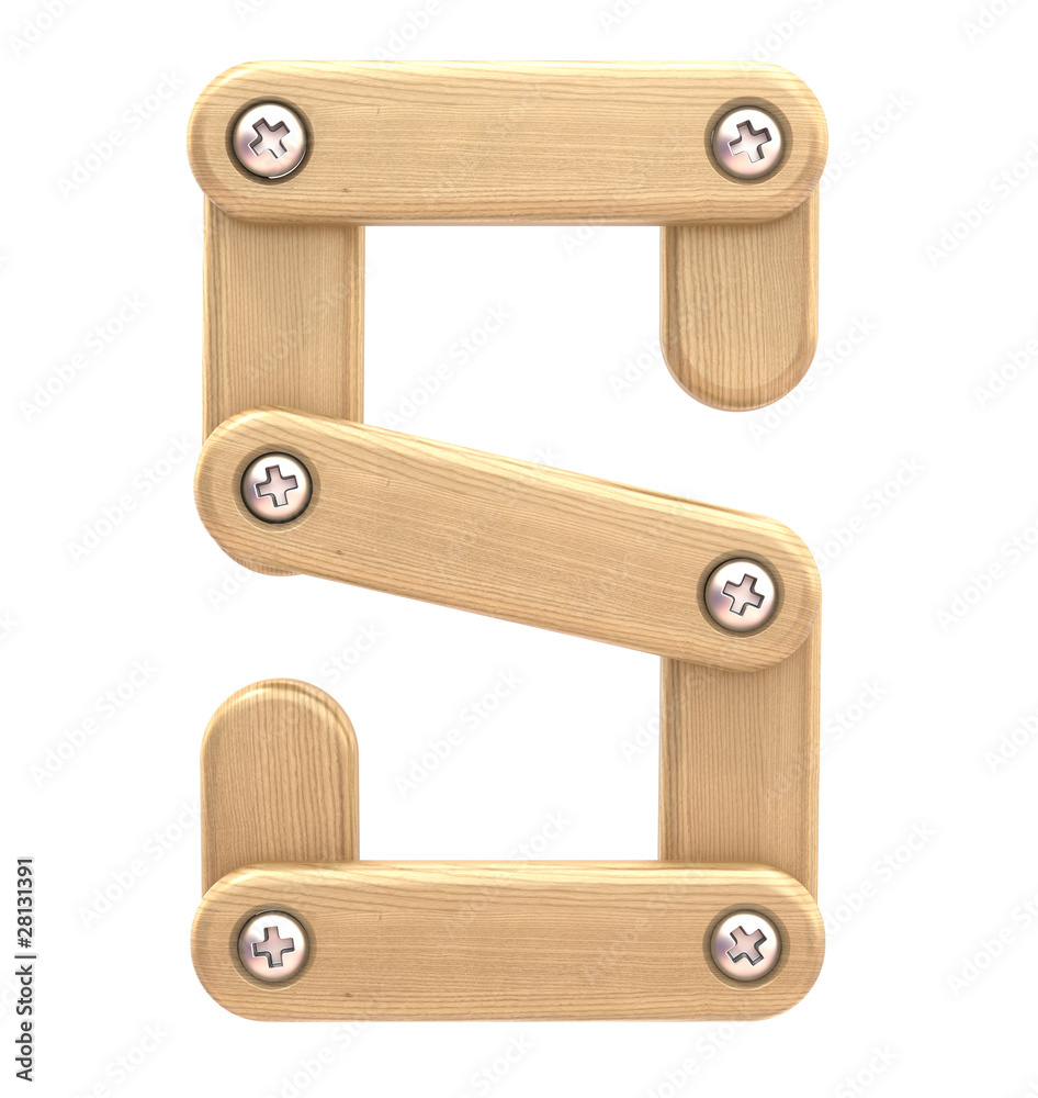 Wood Screw font
