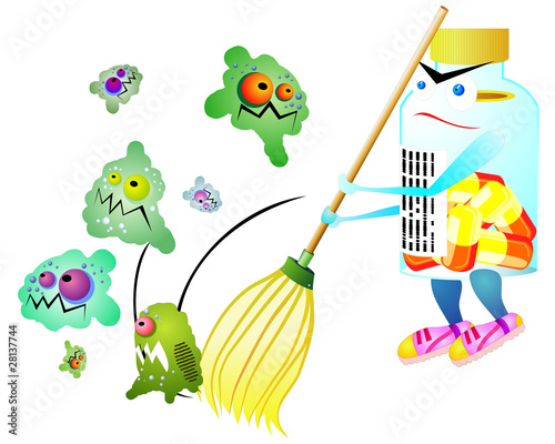 Effective medicine fighting against infection