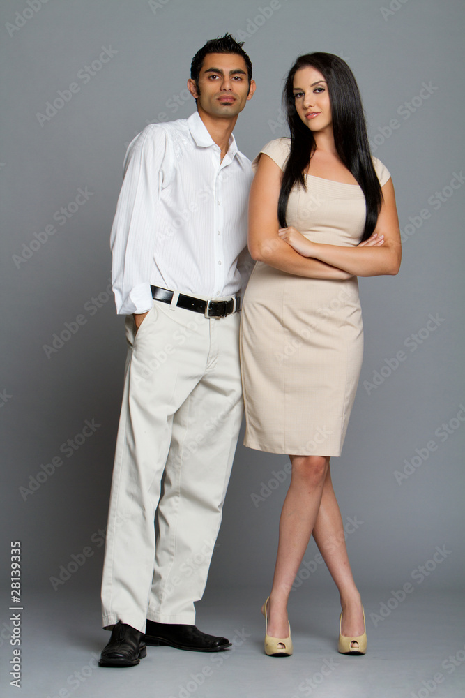 Professional ethnic couple Professional ethnic couple