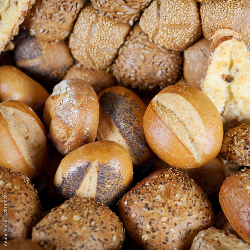 große auswahl brötchen