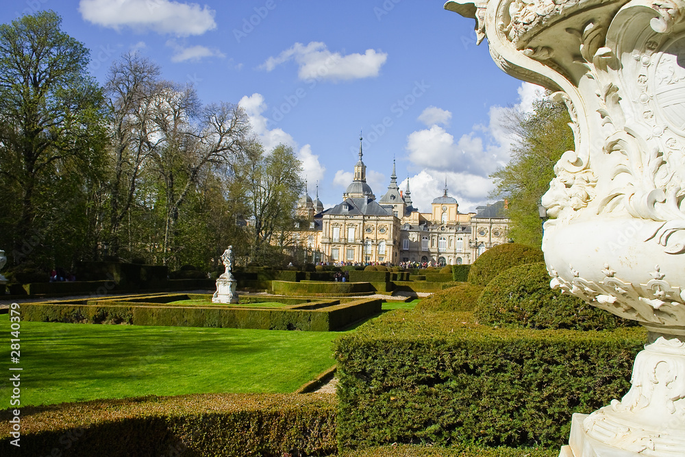 Jardines en el Palacio de la Granja de San Ildefonso Jardines en el Palacio de la Granja de San Ildefonso