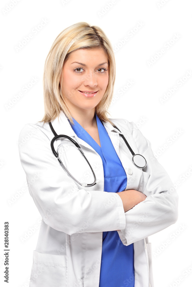 A portrait of a confident female doctor A portrait of a confident female doctor