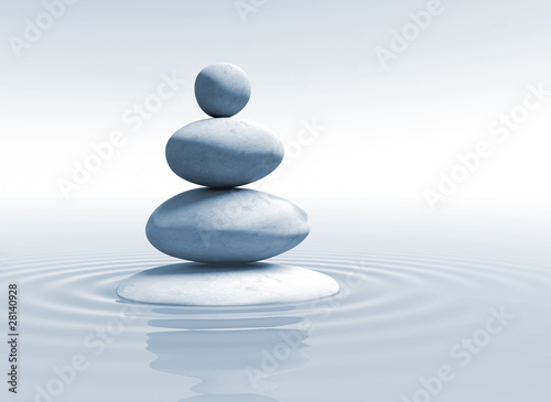 zen - stones in balance