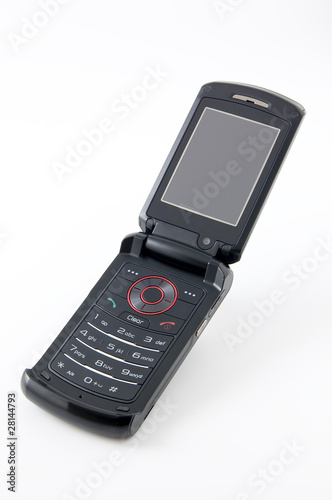 Wallpaper Mural 白い背景に黒色の携帯電話のアップ Torontodigital.ca