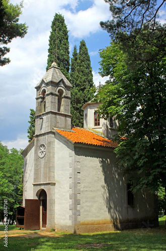 Small church in Podgorica, Montenegro photo