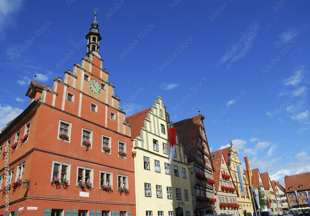 Obraz premium Historyczne fasady domów