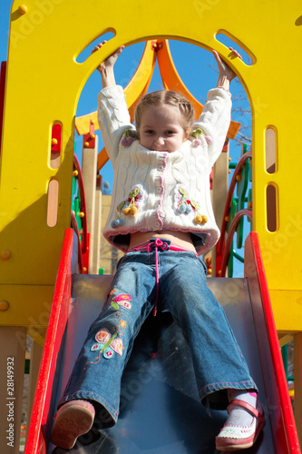 girl at playground