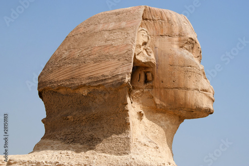 Tête du Sphinx à Gizeh