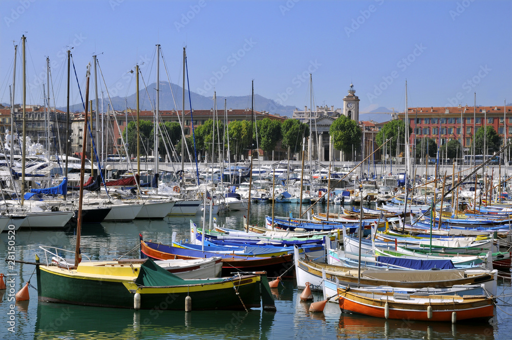 Port de Nice en france, Alpes Maritimes