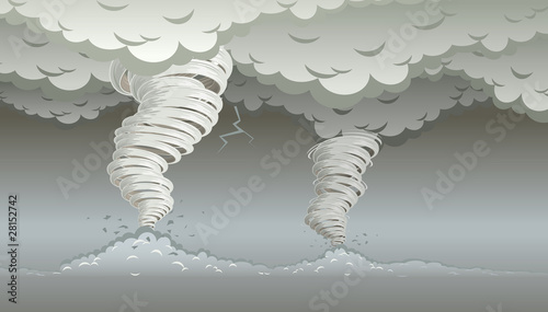 Twin tornados