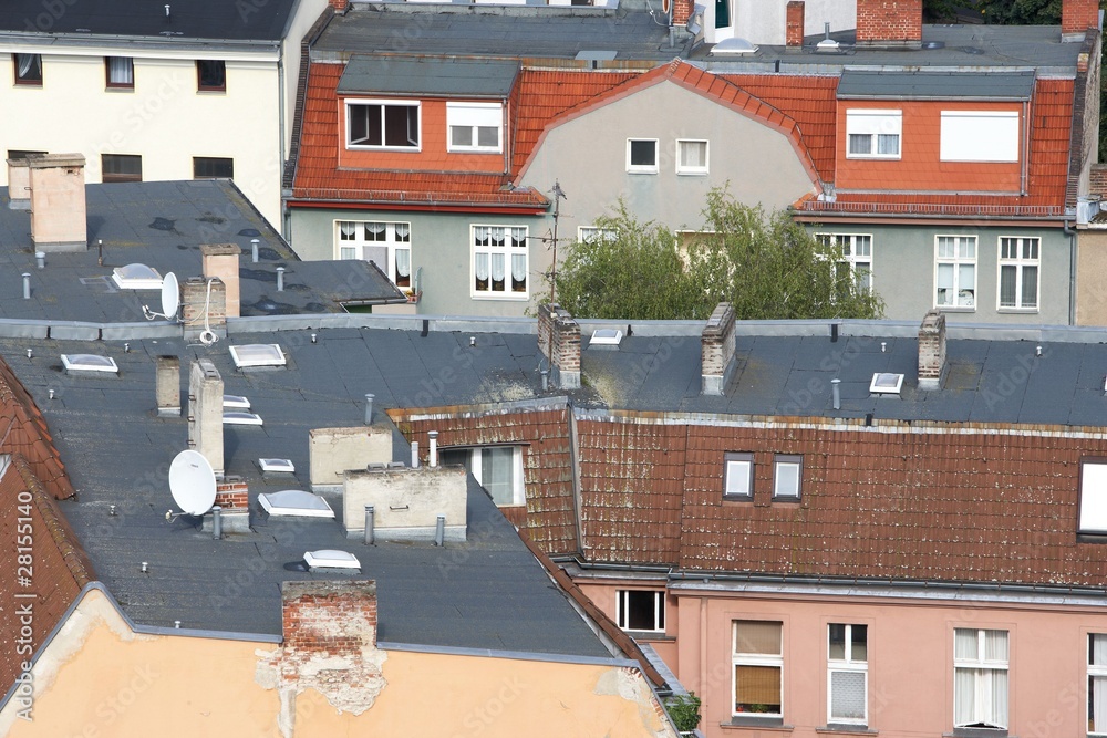 Obraz premium Dächer einer Großstadt