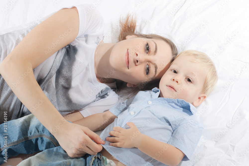 mother and son mother and son
