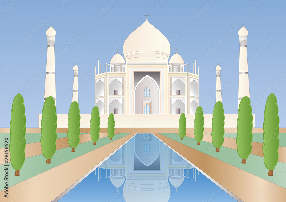 Fototapeta premium Taj Mahal