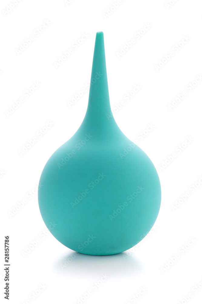 Green rubber pear (enema)