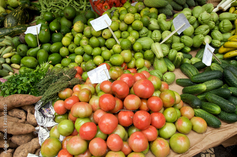 Obst und Gemüsemarkt