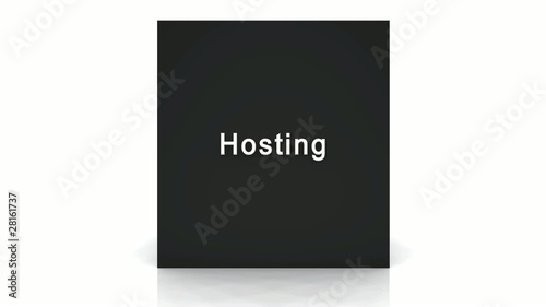 3D Würfel Schwarz 01 - Webdesign