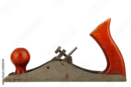 wood plane isolated