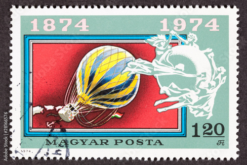 Balloon Postage Stamp Universal Postal Union UPU Commemoration photo