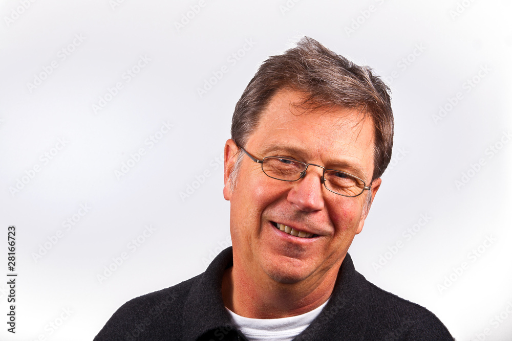 smiling man isolated on white background smiling man isolated on white background