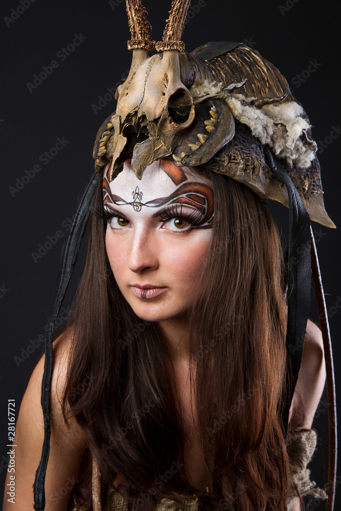 Portrait of the female viking