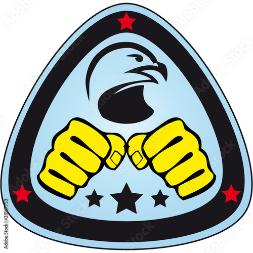 MARTIAL ARTS ORIGINAL SIMBOL EMBLEM.Vector.