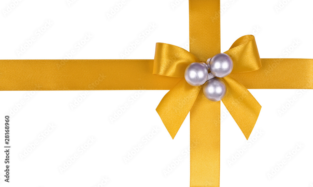 bow on a white background