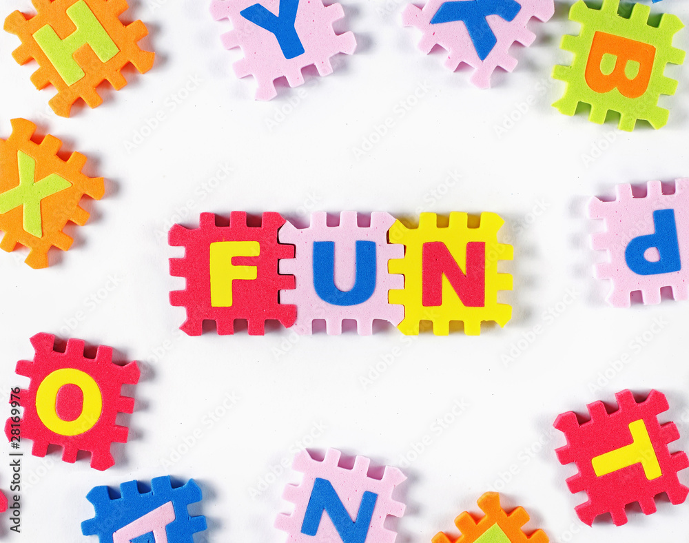 Naklejka premium Puzzle is fun