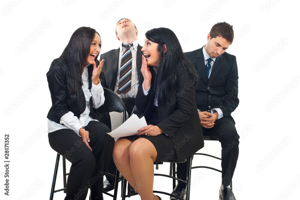 Obraz premium Funny situation at conference