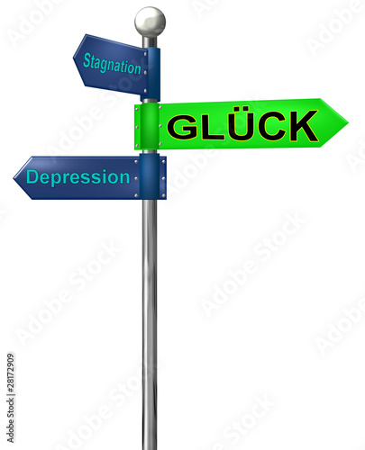 Wegweiser zum Glück