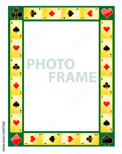 Gambling photo frame