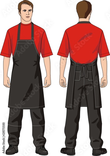 The man in an apron