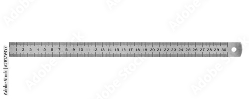 Metal ruler 30cm