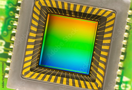 CCD sensor on a card