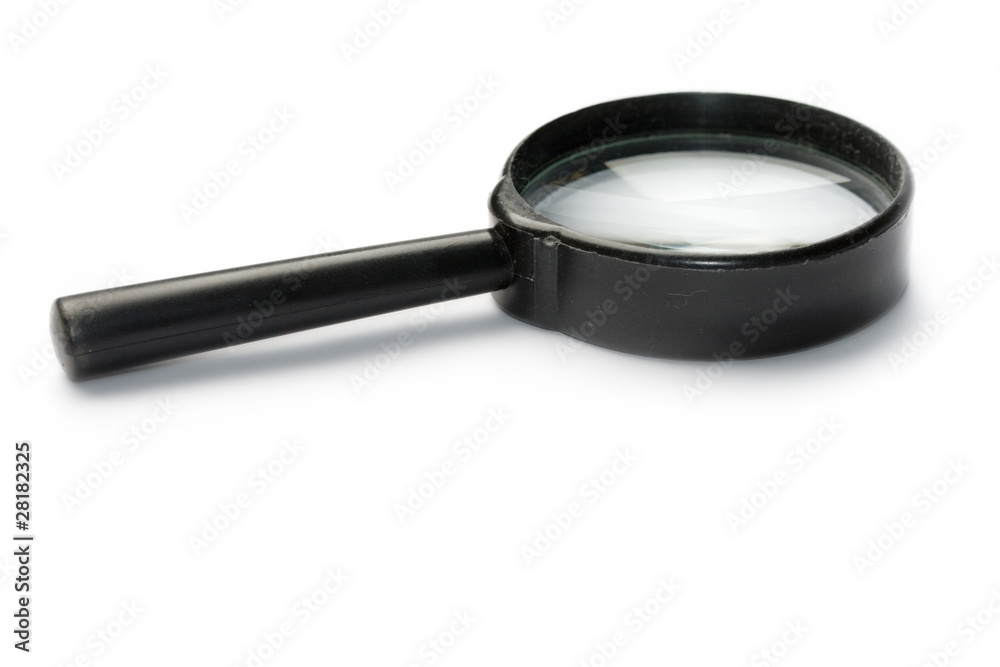 Magnifying glass isolated on the white background Magnifying glass isolated on the white background