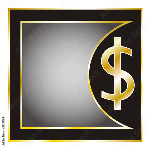 dollarsymbol im rahmen