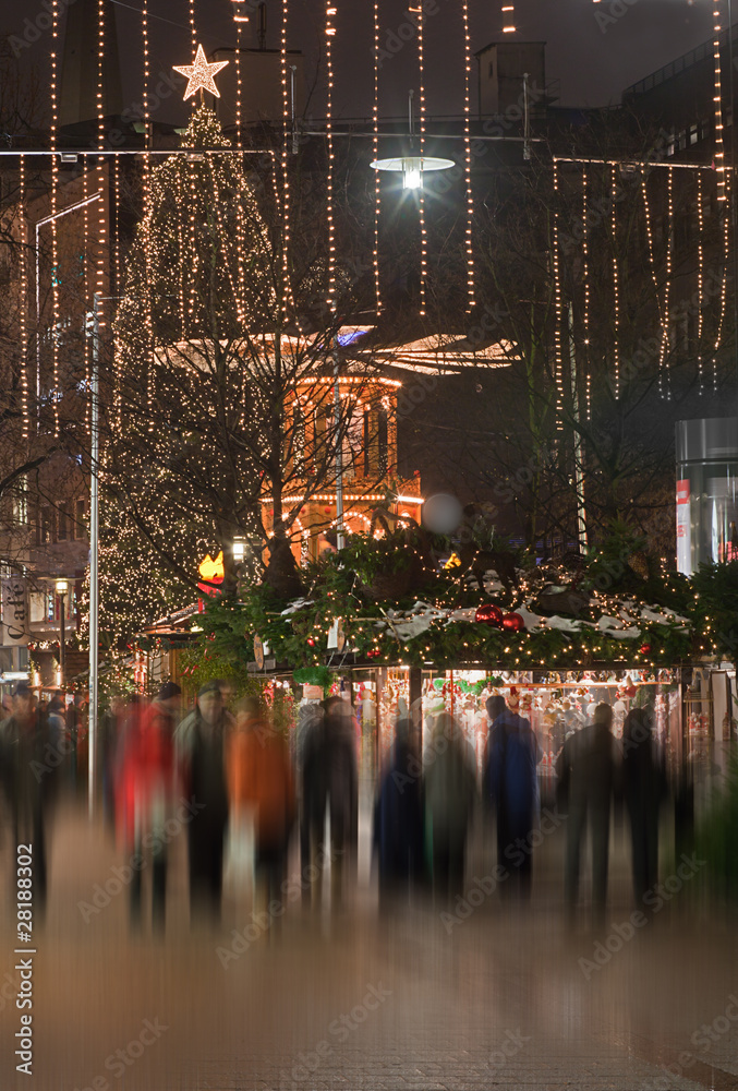 Wunschmotiv: Weihnachtsmarkt, Spitalerstrasse Hamburg #28188302