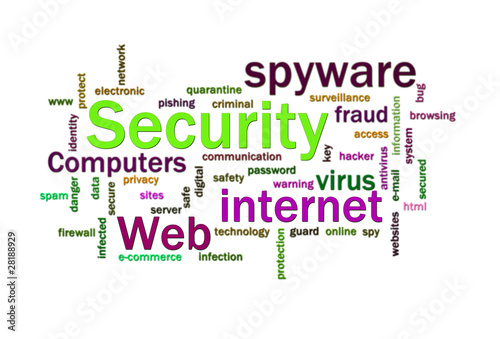 Security words cloud