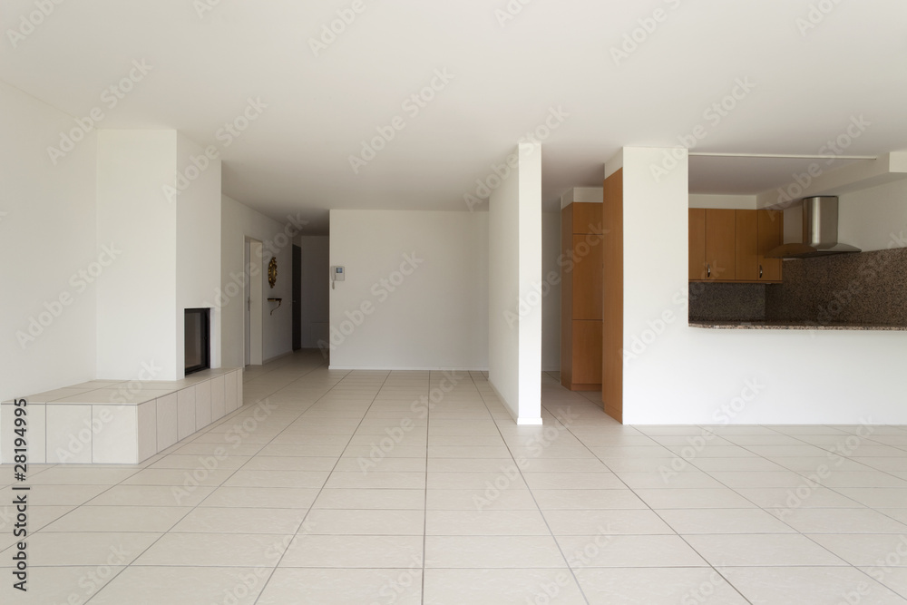 Fototapeta premium modern flat, interior