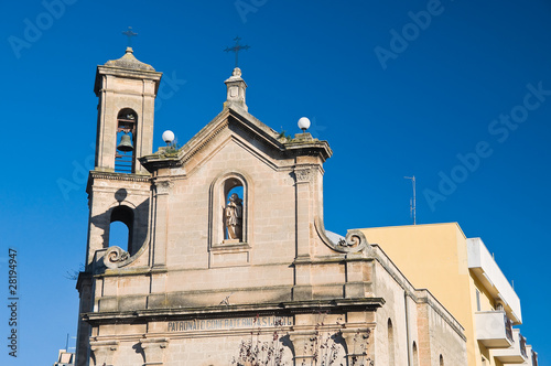 St. Luigi Church. Bitritto. Apulia.