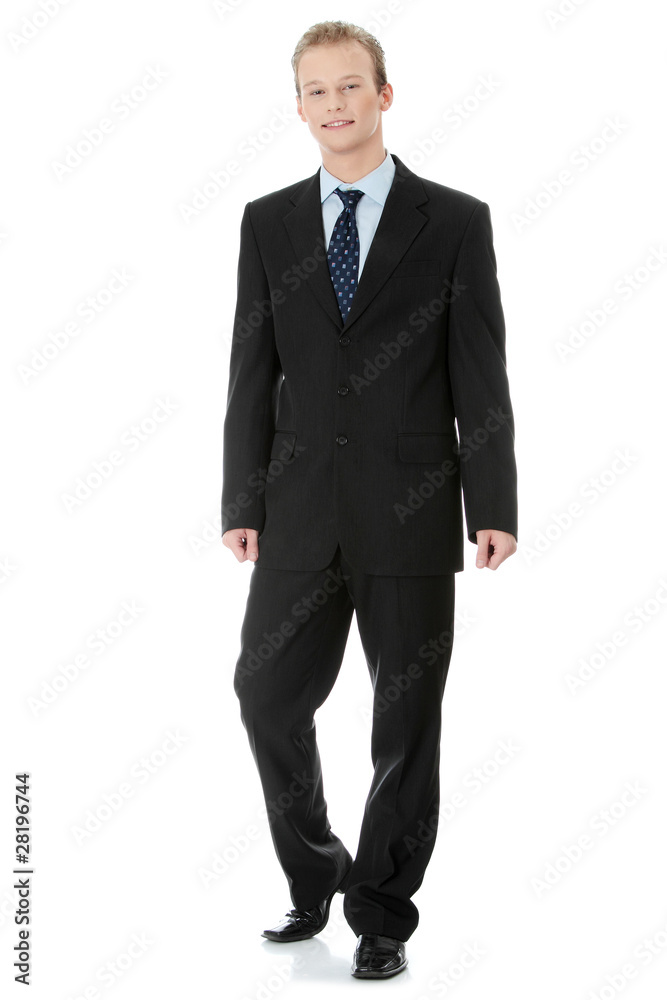 Full length of a handsome business man Full length of a handsome business man
