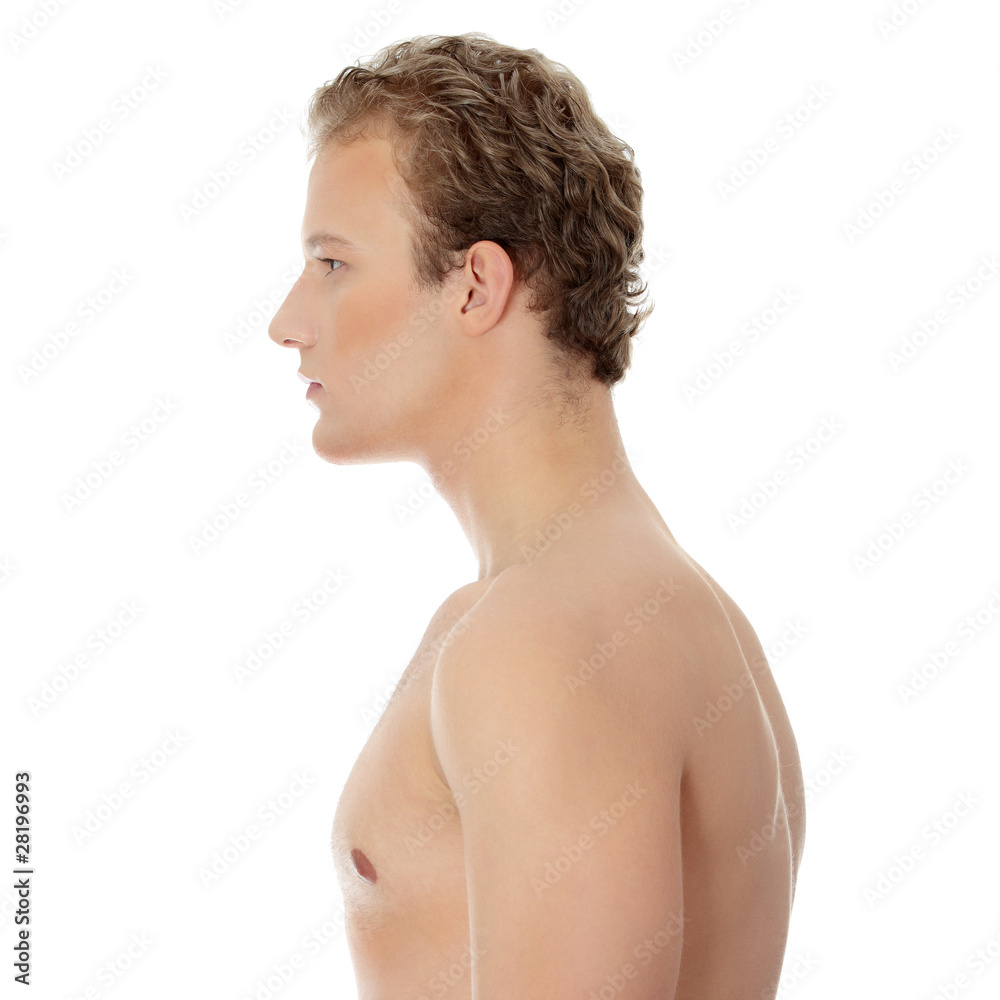 Naklejka premium Young man