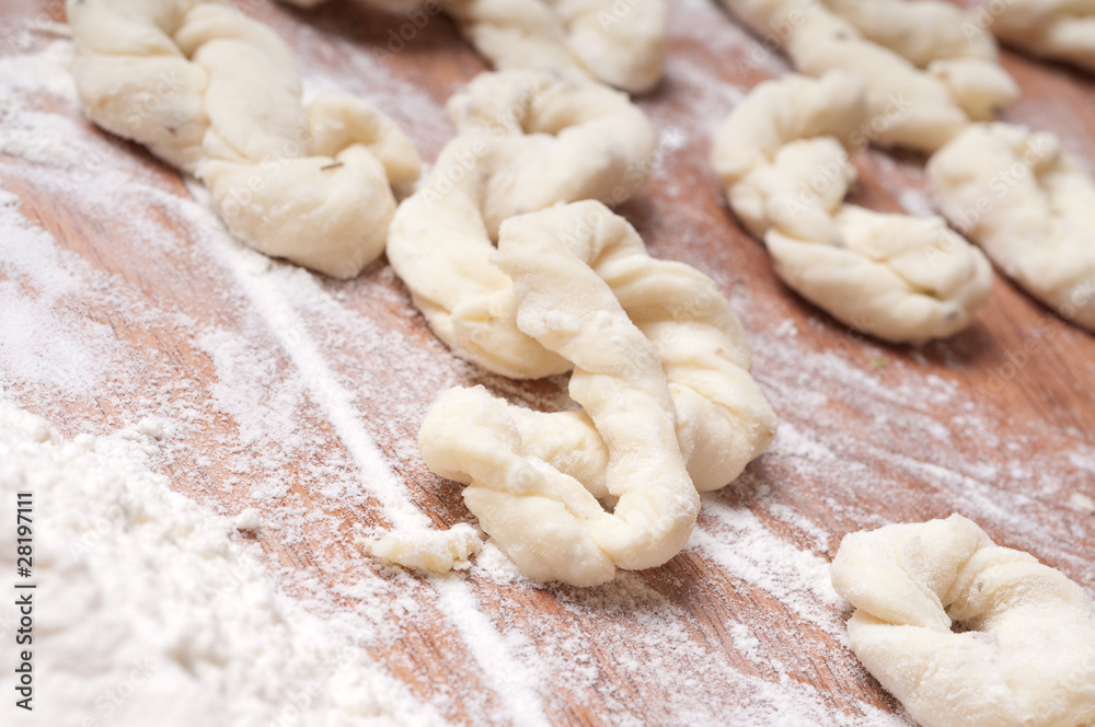 Baking cookies. Preparing for Christmas Baking cookies. Preparing for Christmas