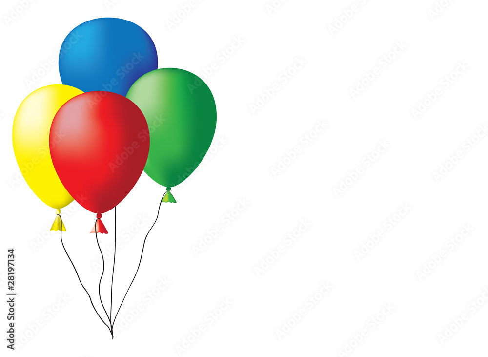 vier Luftballone vier Luftballone