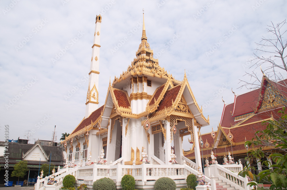 Crematory in temple, Bangkok, Thailand.