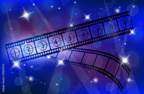 Abstract film background