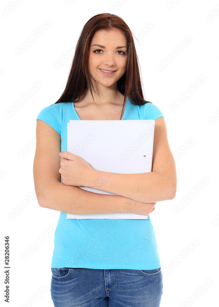 Attraktive Schülerin