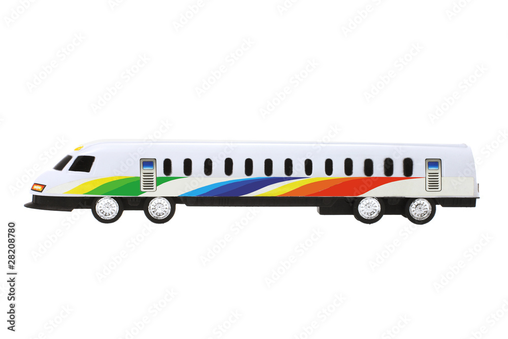 Naklejka premium Toy Bus