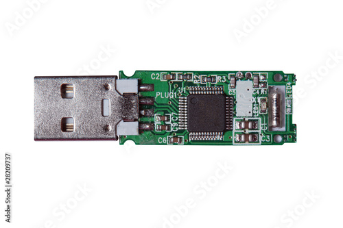 Circuito impreso de flash usb